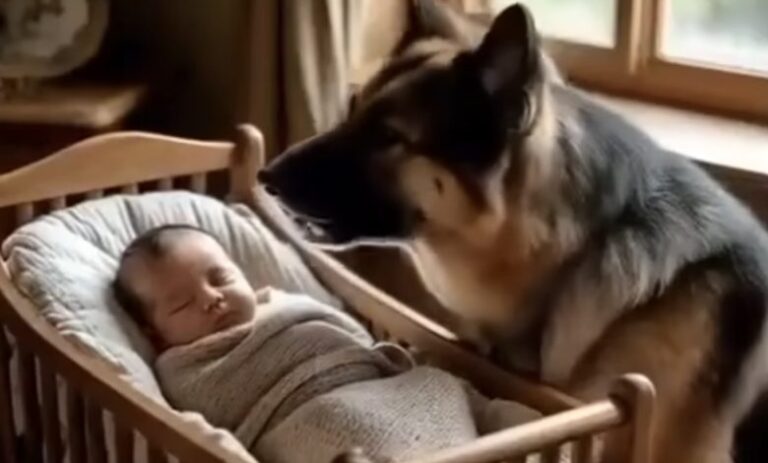 Pourquoi le chien de la famille se comportait-il étrangement avec le bébé ? La véritable raison va vous étonner.