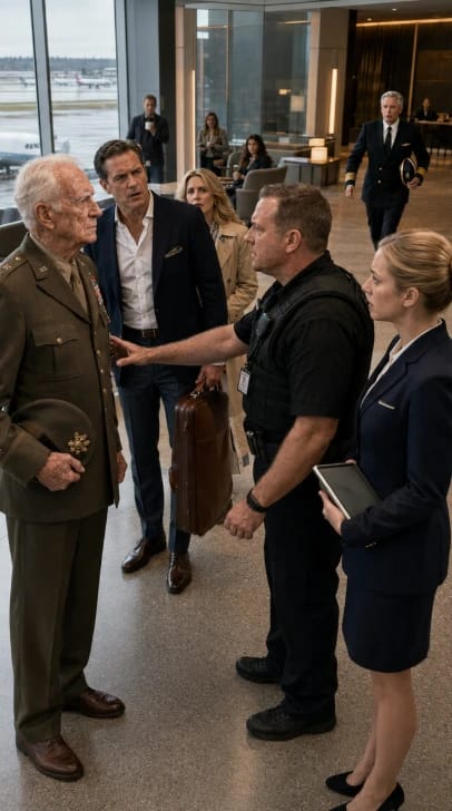 Ils dirent au vieux soldat qu’il n’avait pas sa place en première classe. Puis le capitaine ôta son chapeau.